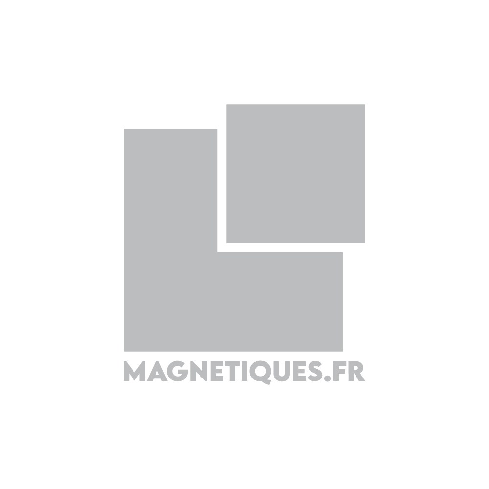 Magnet Chiffre bleu 10 cm fond blanc